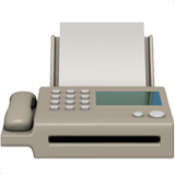 fax-machine Emoji apple