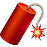 firecracker Emoji apple