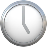 five-oclock Emoji apple
