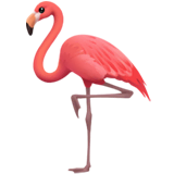 flamingo Emoji apple