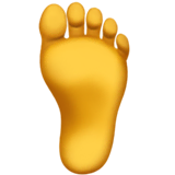 foot Emoji apple