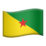 🇬🇫 Flag: French Guiana Emoji on Apple macOS and iOS iPhones