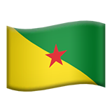 french-guiana Emoji apple