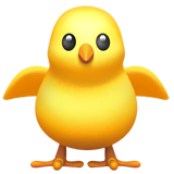 front-facing-baby-chick Emoji apple