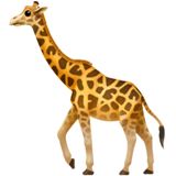 giraffe Emoji apple
