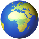 globe-showing-europe-africa Emoji apple