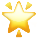 glowing-star Emoji apple