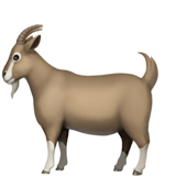 goat Emoji apple