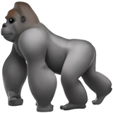 gorilla Emoji apple