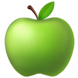 green-apple Emoji apple