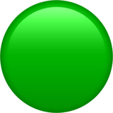 green-circle Emoji apple