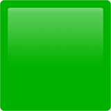 green-square Emoji apple