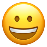 grinning-face Emoji apple