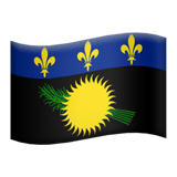 guadeloupe Emoji apple