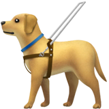 guide-dog Emoji apple