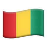 🇬🇳 Bandiera della Guinea Emoji su Apple macOS e iOS iPhones