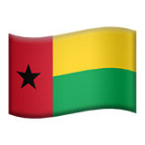 guinea-bissau Emoji apple