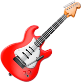 Guitar Emoji on Apple macOS and iOS iPhones
