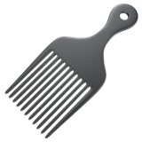 hair-pick Emoji apple