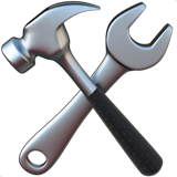 hammer-and-wrench Emoji apple