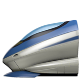 high-speed-train Emoji apple