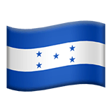 🇭🇳 Flagge von Honduras Emoji auf Apple macOS und iOS iPhones