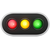 horizontal-traffic-light Emoji apple
