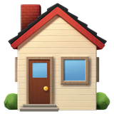 house Emoji apple