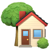 house-with-garden Emoji apple