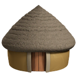hut Emoji apple