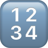 input-numbers Emoji apple