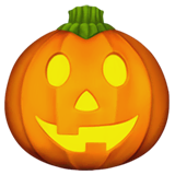 jack-o-lantern Emoji apple