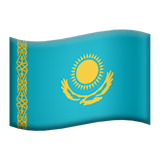 🇰🇿 Flag: Kazakhstan Emoji on Apple macOS and iOS iPhones