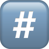 keycap-hash Emoji apple