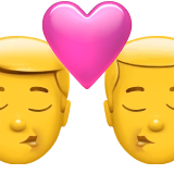 kiss-man-man Emoji apple