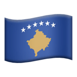 🇽🇰 Flag: Kosovo Emoji on Apple macOS and iOS iPhones