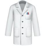 lab-coat Emoji apple