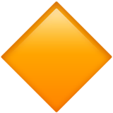 large-orange-diamond Emoji apple