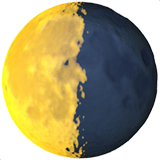 last-quarter-moon Emoji apple