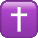 ✝️ Croce latina Emoji su Apple macOS e iOS iPhones