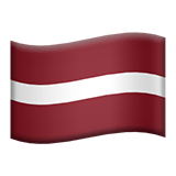 latvia Emoji apple