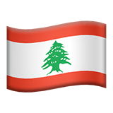 lebanon Emoji apple