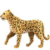 leopard Emoji apple