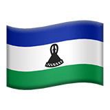 🇱🇸 Flag: Lesotho Emoji on Apple macOS and iOS iPhones