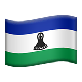lesotho Emoji apple