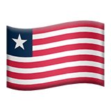liberia Emoji apple