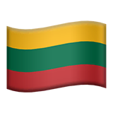 lithuania Emoji apple