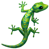 lizard Emoji apple