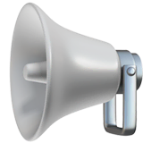 loudspeaker Emoji apple