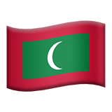 maldives Emoji apple